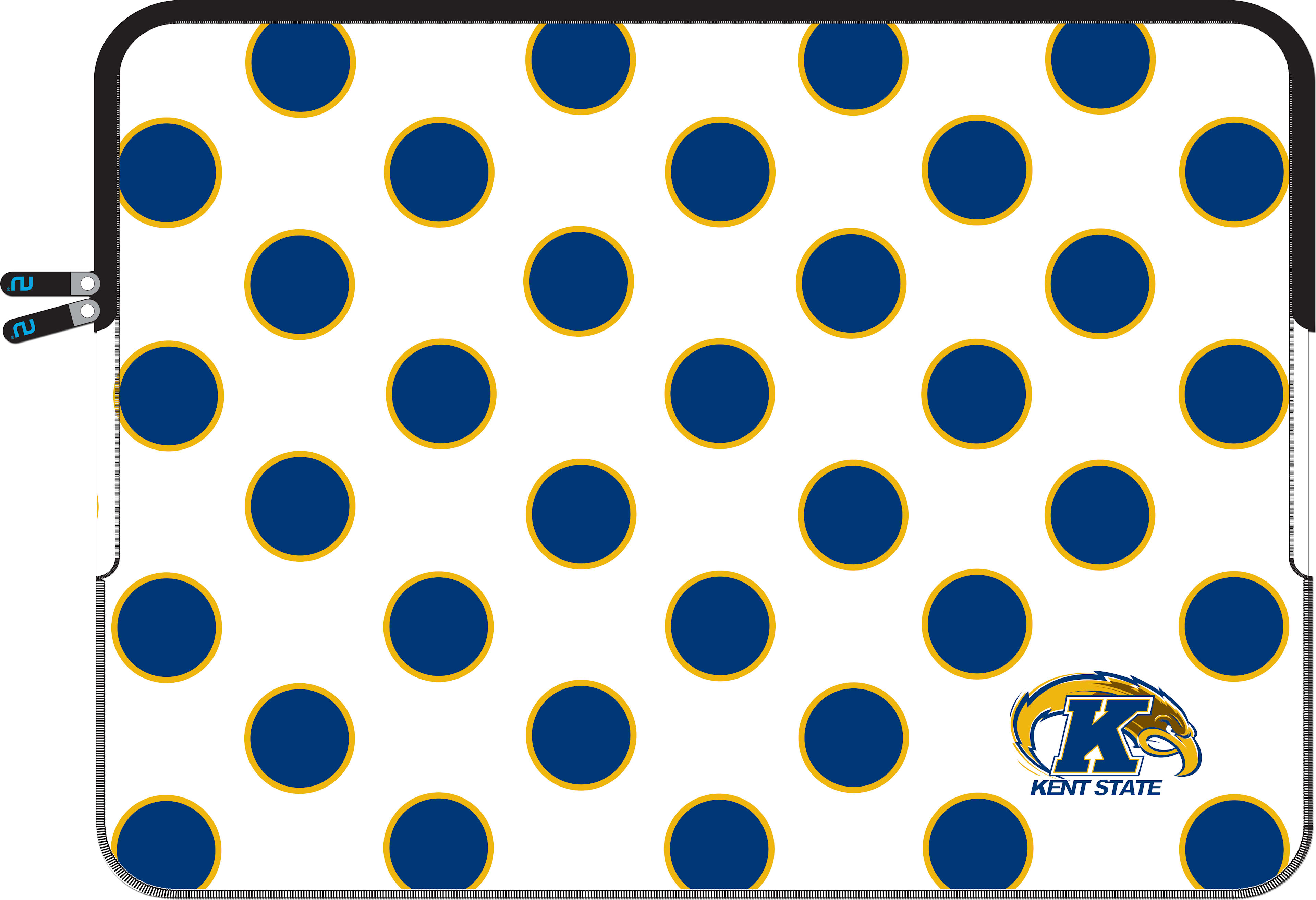 Kent State University Logo Neoprene Laptop Sleeve 13'' - Polka Dot