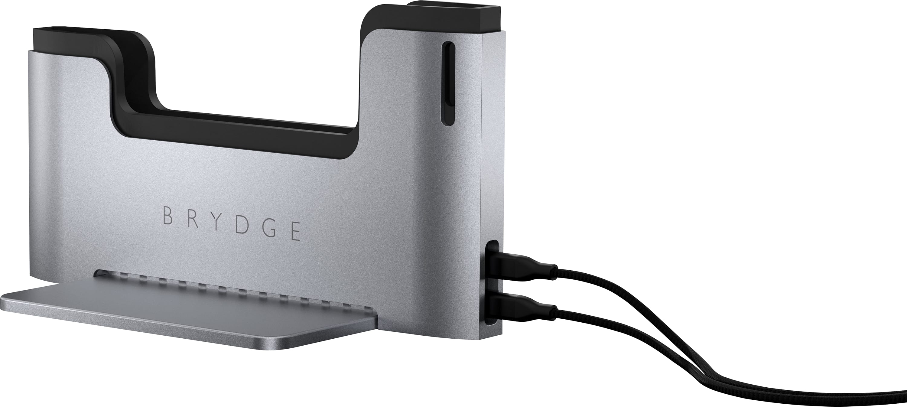 Brydge Vertical Dock for Macbook Air, MacBook Air 13in, Space Gray - ONLINE ONLY