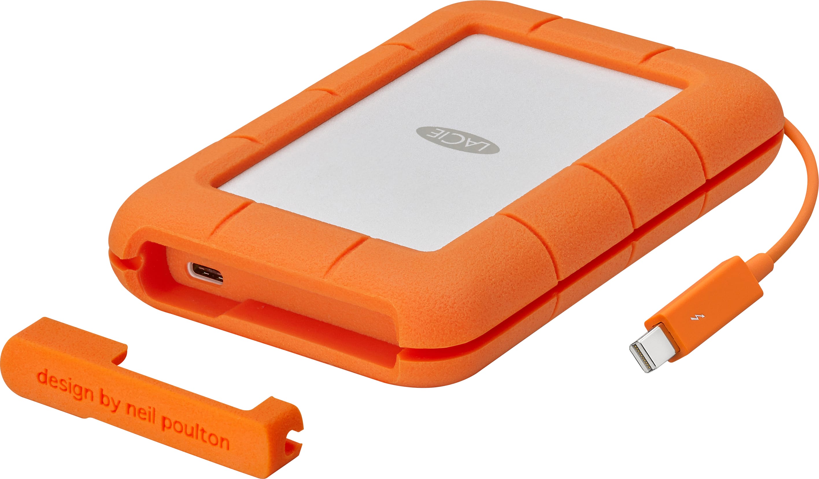 LaCie  Rugged Thunderbolt USB-C 2TB, Orange - ONLINE ONLY