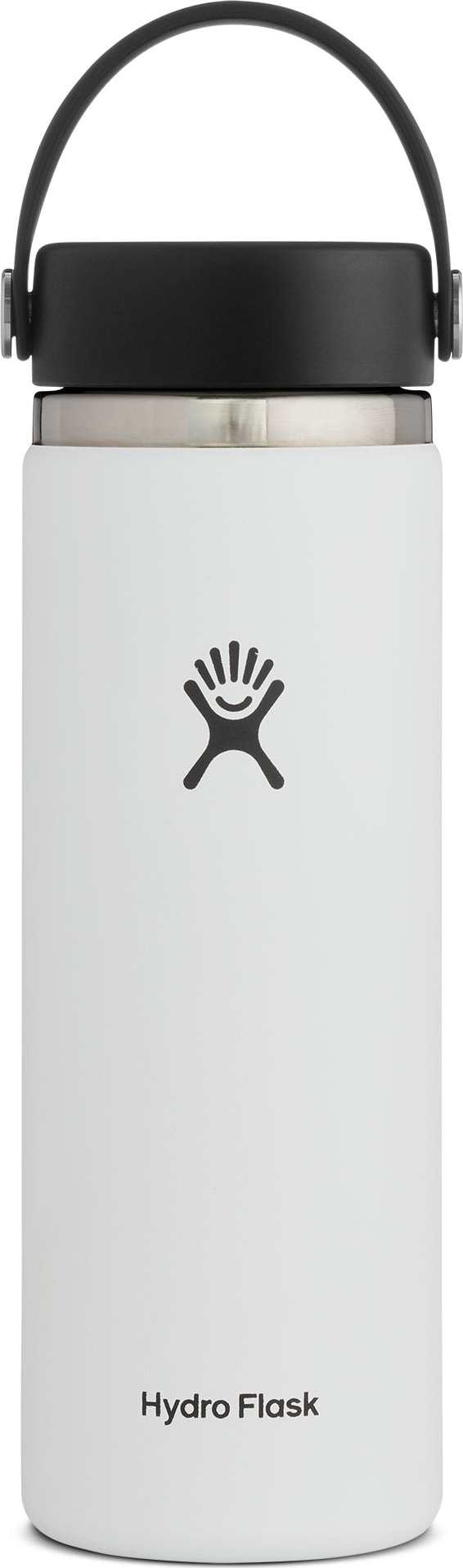 Hydroflask 20 oz Wide Mouth With Flex Cap 2.0-White