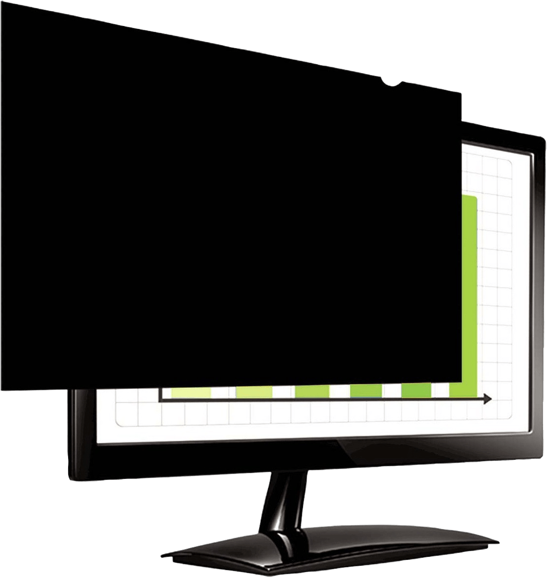 Fellowes PrivaScreen Wide Blackout Privacy Filter, 21.5in, Clear - ONLINE ONLY