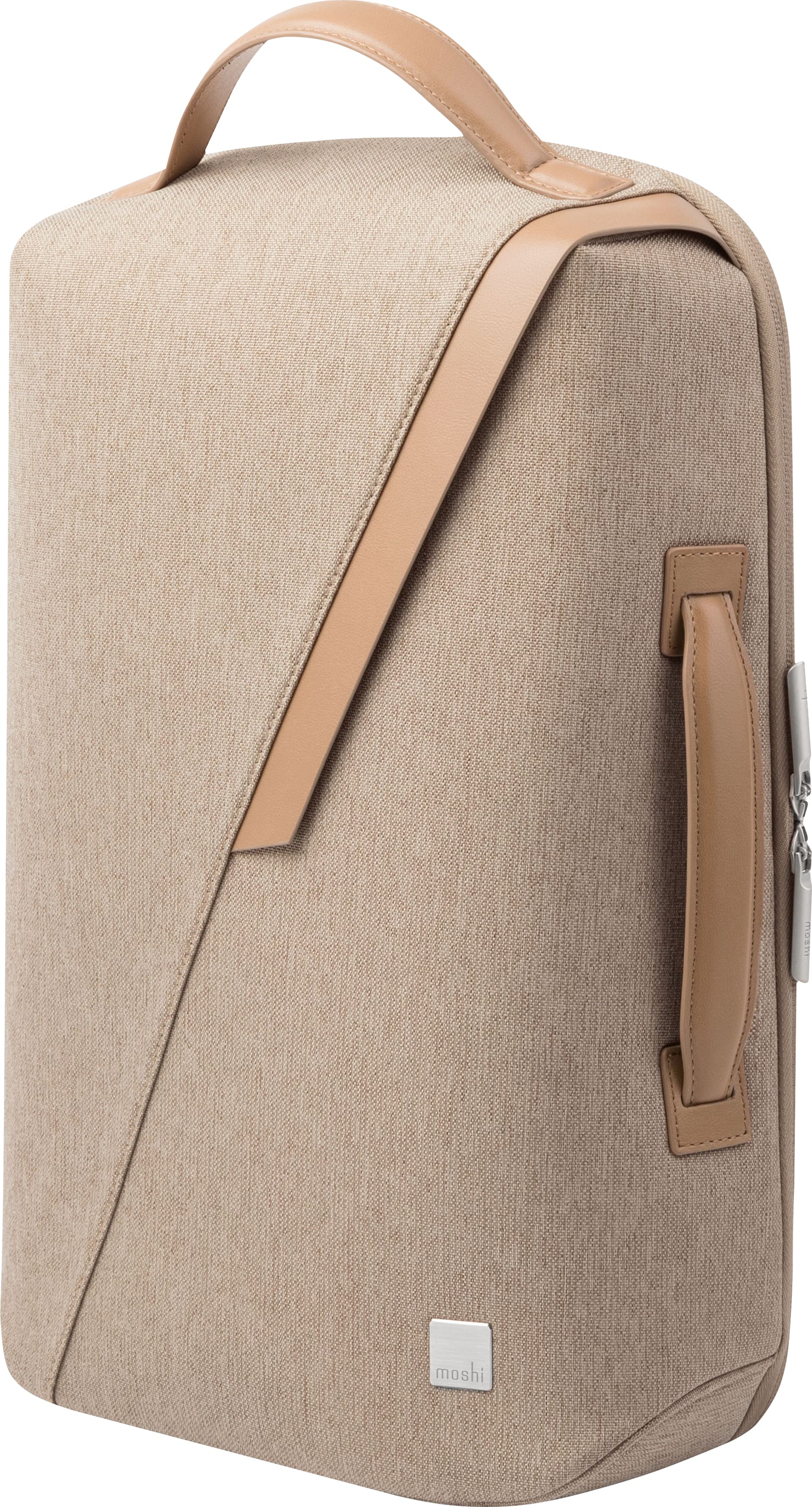 Moshi Muto 3 Way Convertible Backpack 13in, Coastal Beige - ONLINE ONLY