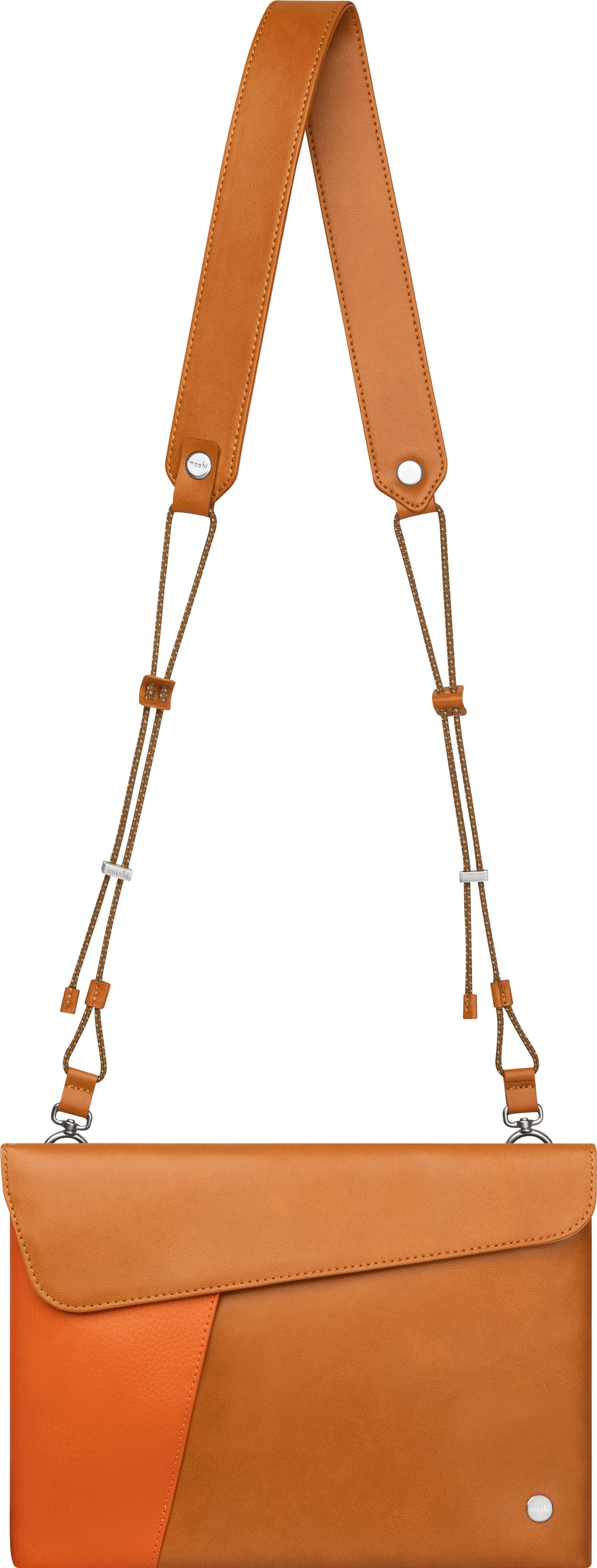 Moshi Aro Slim Crossbody Bag 10in, Caramel Brown - ONLINE ONLY