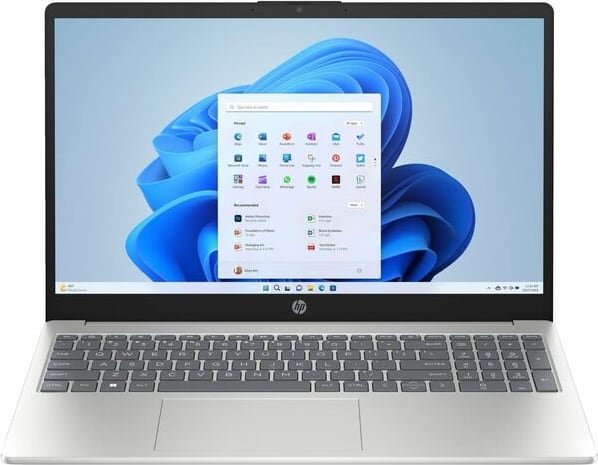 HP 15.6'' TOUCH Ryzen 5-7520U 8GB RAM 512GB SSD LAPTOP BUNDLE WITH MOUSE AND BACKPACK
