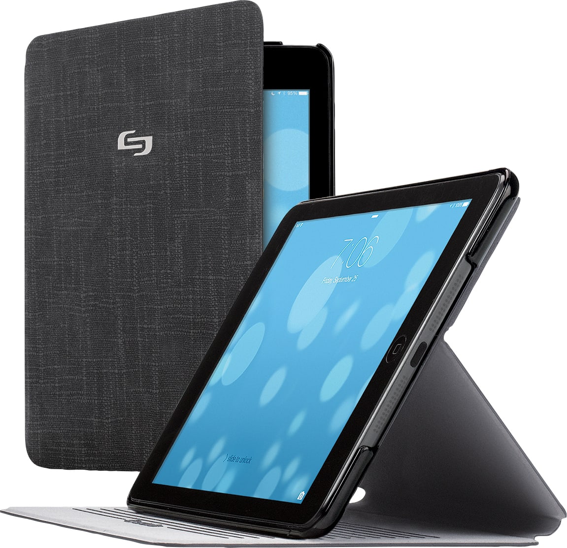 Solo Harrison Slim Case Gray iPad Mini - ONLINE ONLY
