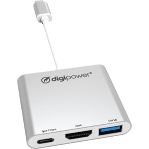 DigiPower Type C Hub w/ HDMI - USB & Type C Port - ONLINE ONLY