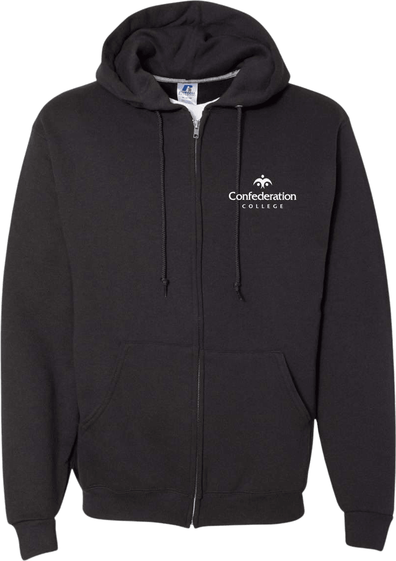Confederation College Full-Zip Hooded Sweatshirt