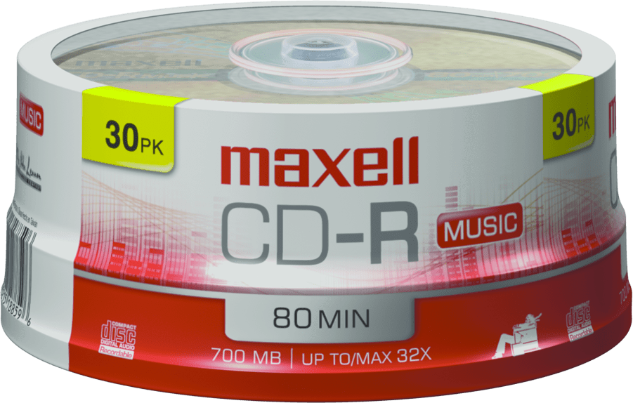 MAXELL CDR 30PK 700MB 80 MIN