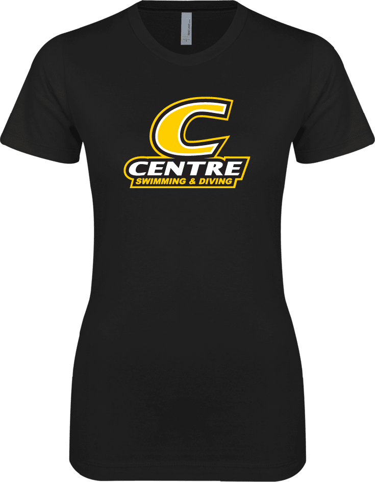 Centre Next Level Ladies SoftStyle Junior Fitted Tee Swimming and Diving - ONLINE ONLY