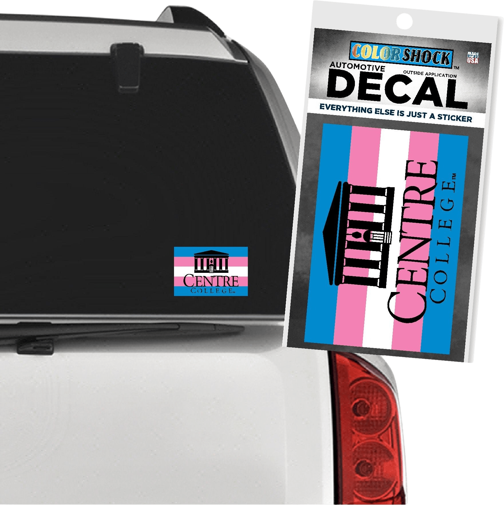 Centre College Trans Pride Decal