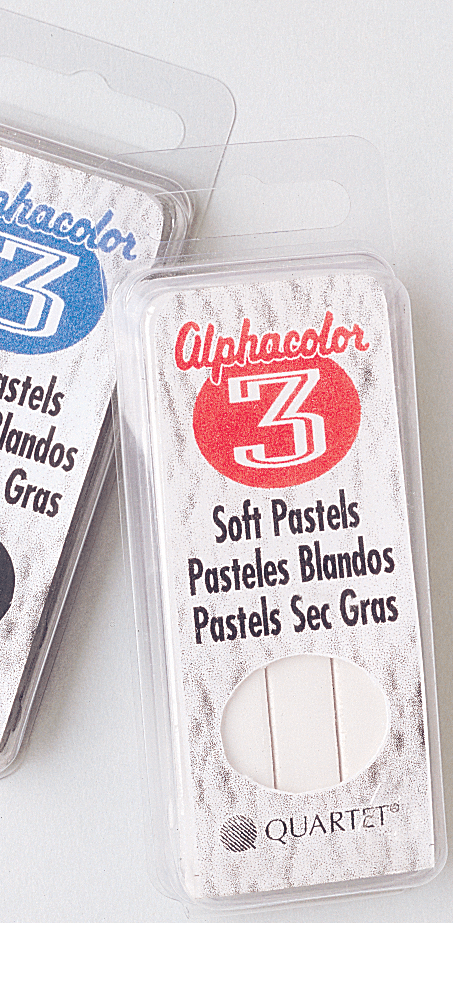 Alphacolor Square Pastel Set Of 3 Sticks In Charcoal