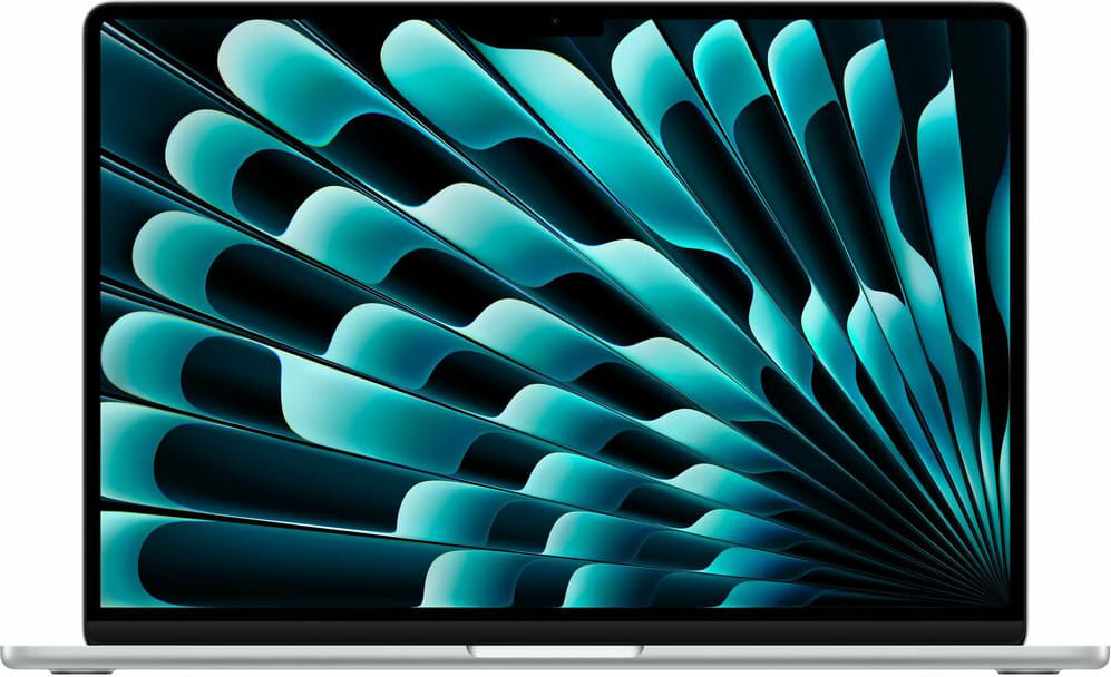 Apple 15-inch MacBook Air: Apple M4 chip with 10-core CPU and 10-core GPU, 16GB, 512GB SSD - Silver - ONLINE ONLY
