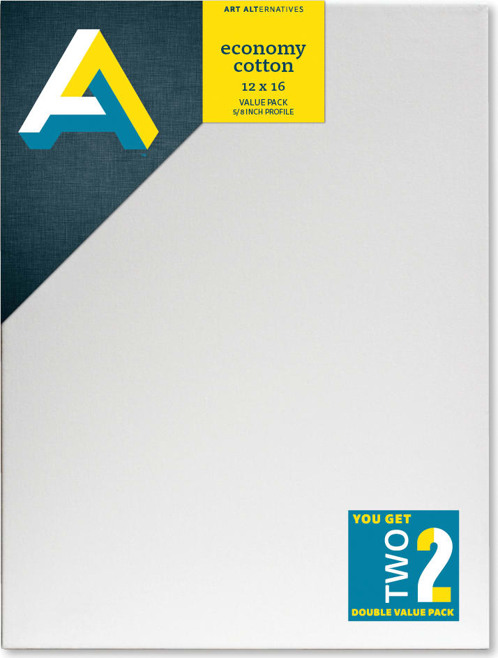 CANVAS VALUE PAK 12X16 2PC