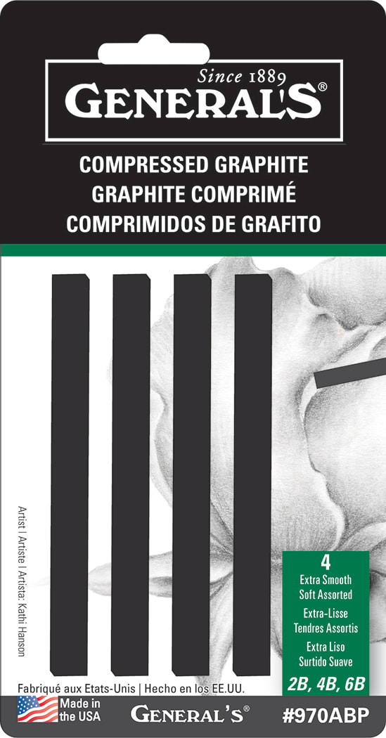 GRPHTE ART STICKS AST 4PK