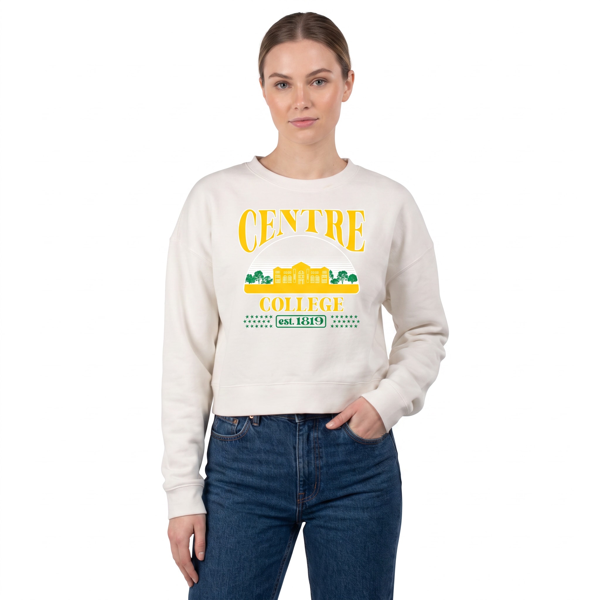 Centre College Women's Cropped Crewneck