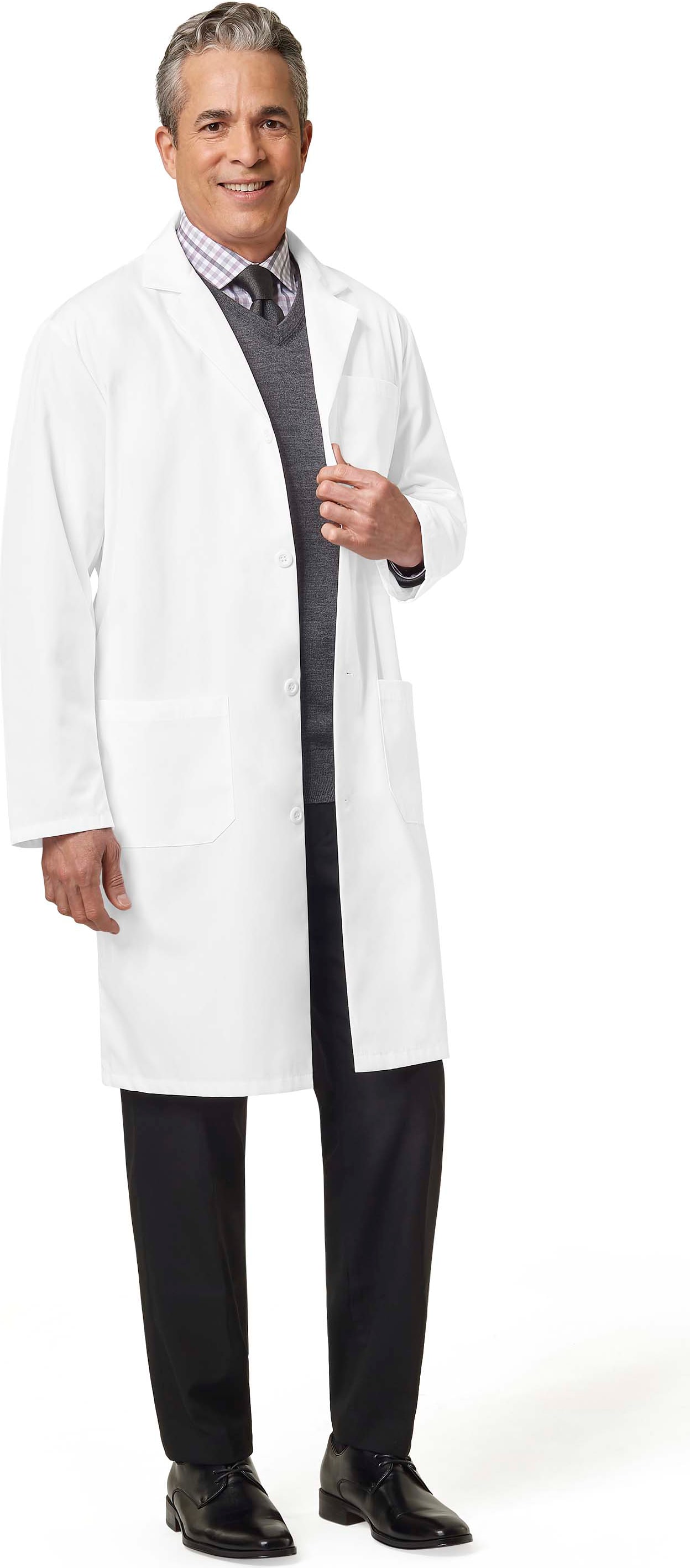 Men's 41 Inch White Lab Coat Size 52