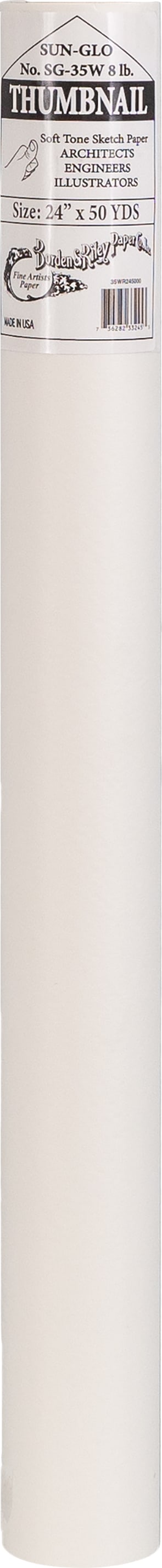 Sketch Roll 24X50 White