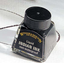 DRAWING INK 1/2 OZ LIQUID INDIAN INK