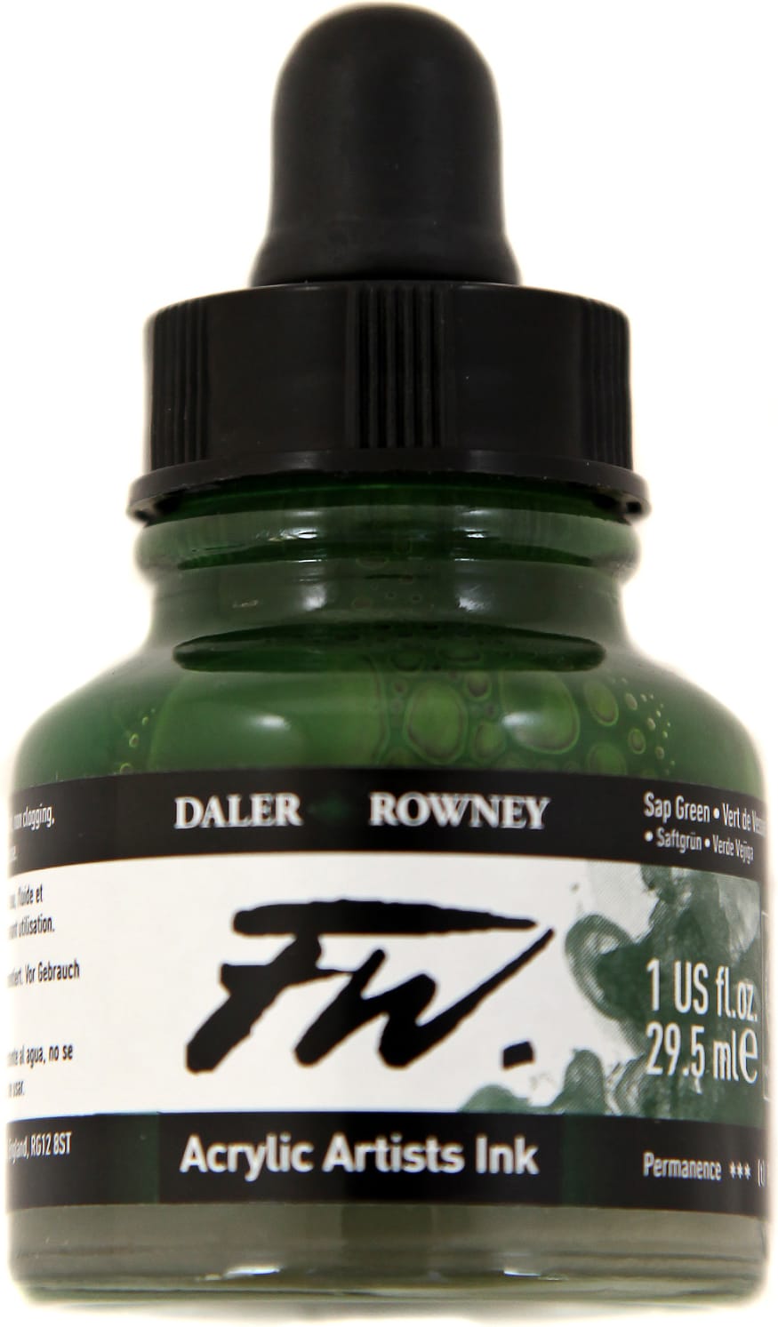 FW ACRYLIC INK 1OZ SAP GREEN