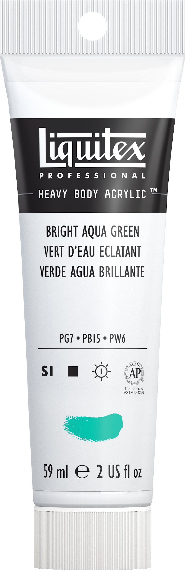 Heavy Body Acrylic 2oz Bright Aqua Green