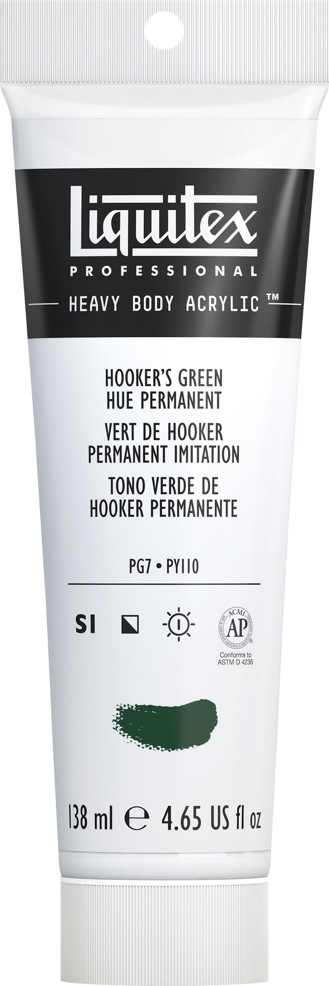 HB ACRYLIC 4.65OZ TUBE  HOOKERS GREEN HUE PERMNANET