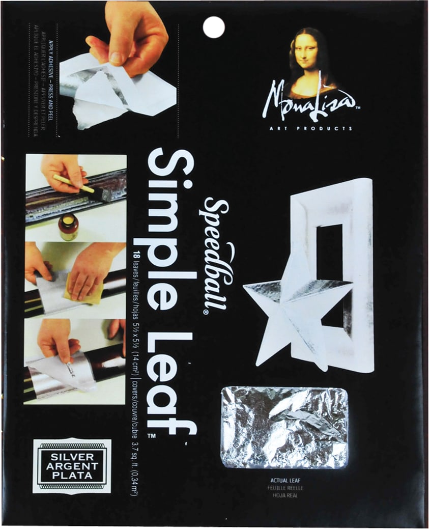 Simple Leaf Silver 5.5X5.5 18 Sheet Pack
