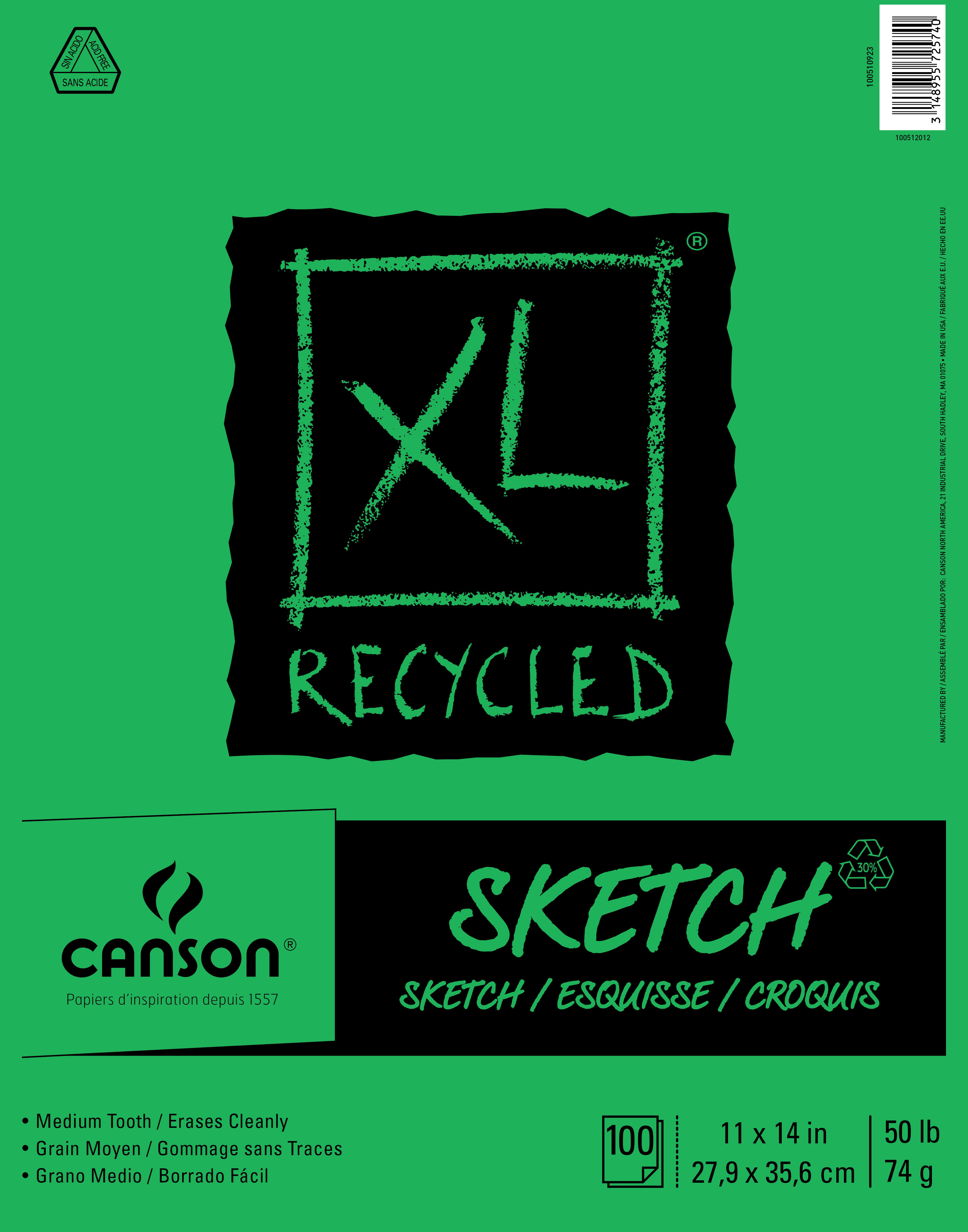 XL RECYSKT 11X14  100SH TB