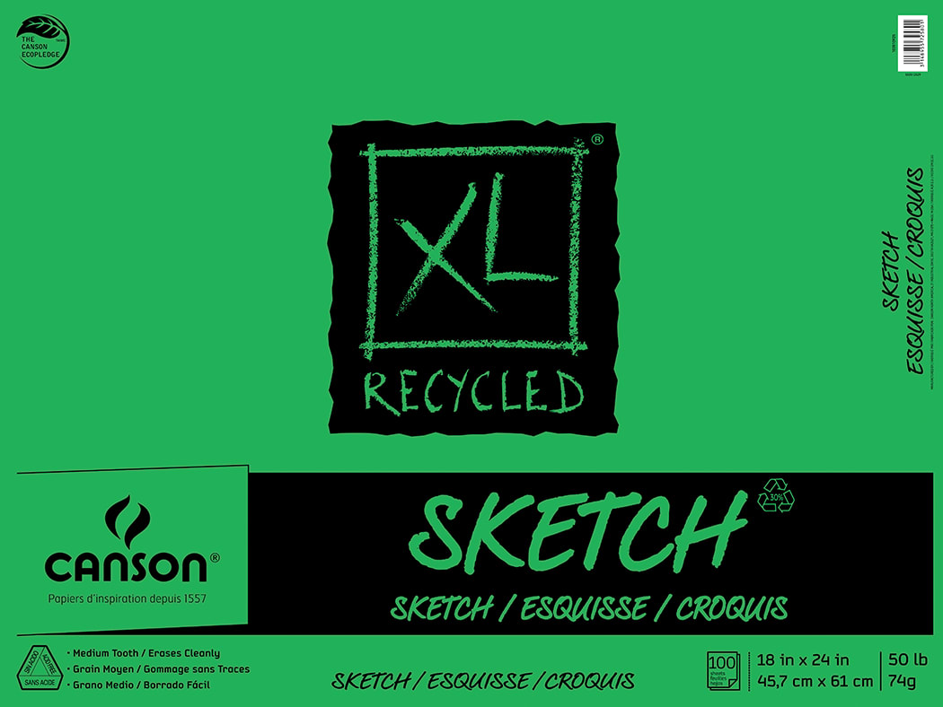 XL RECYSKT 18X24  100SH TB