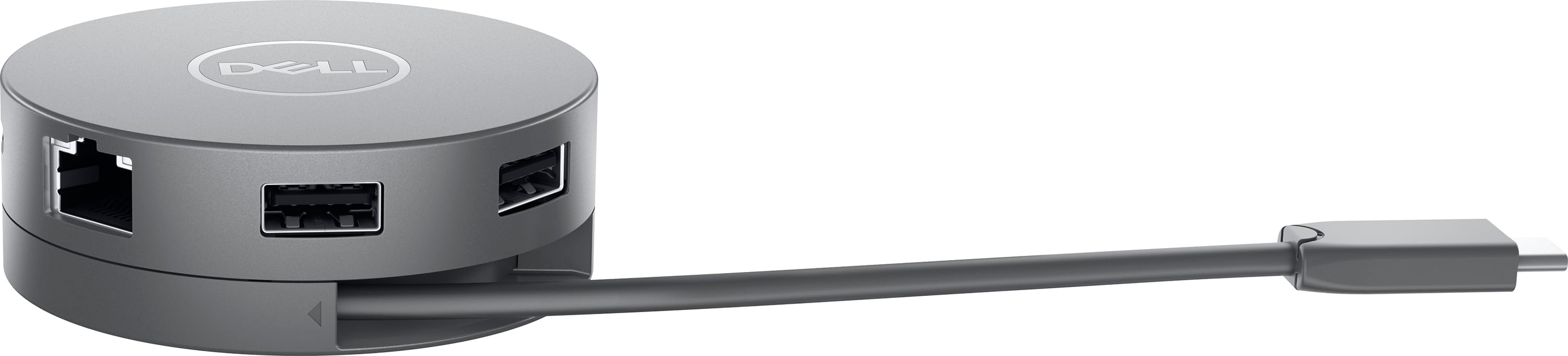 DELL 7-in-1 USB-C Travel Hub DA310. Black - ONLINE ONLY