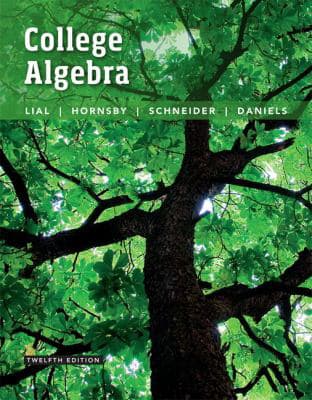 College Algebra (w/out MyMathLab Student Access Code)