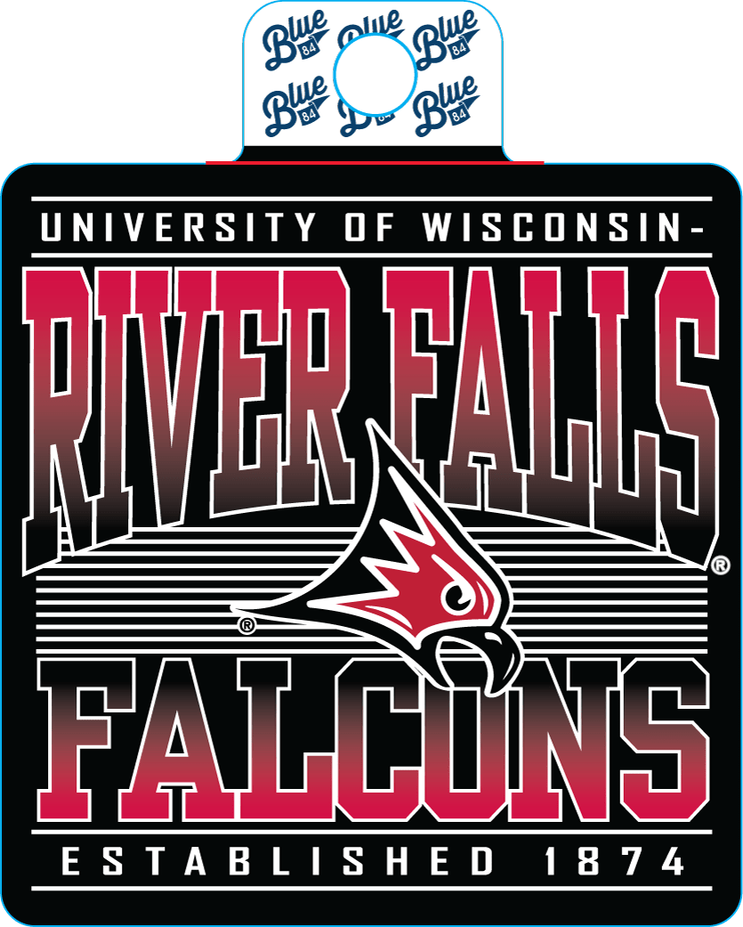 University of Wisconsin- River Falls Falcons Sticker