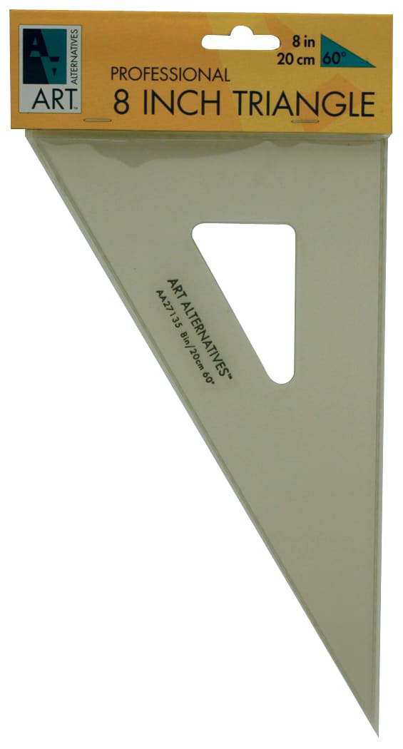 TRIANGLE 8IN 60 DEG INK EDGE