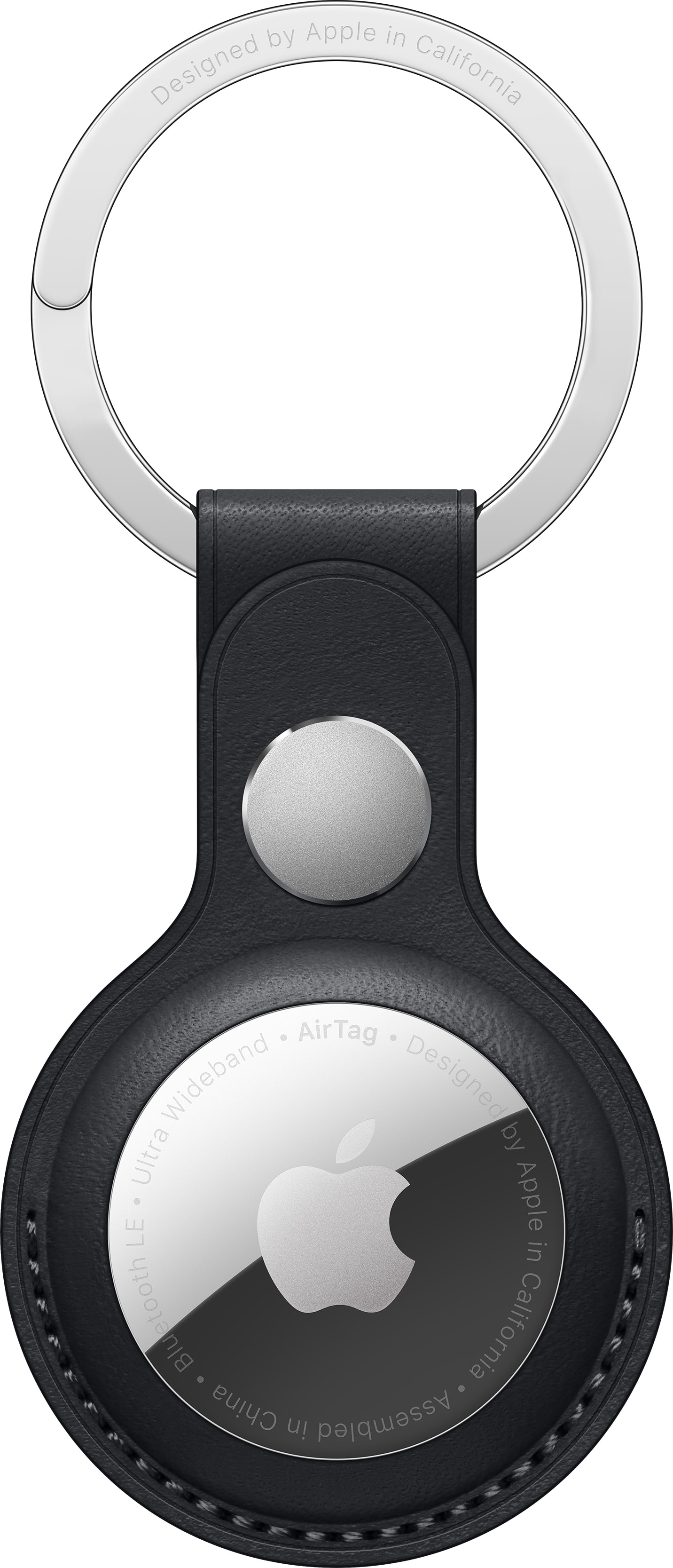AirTag Leather Key Ring - Midnight - ONLINE ONLY
