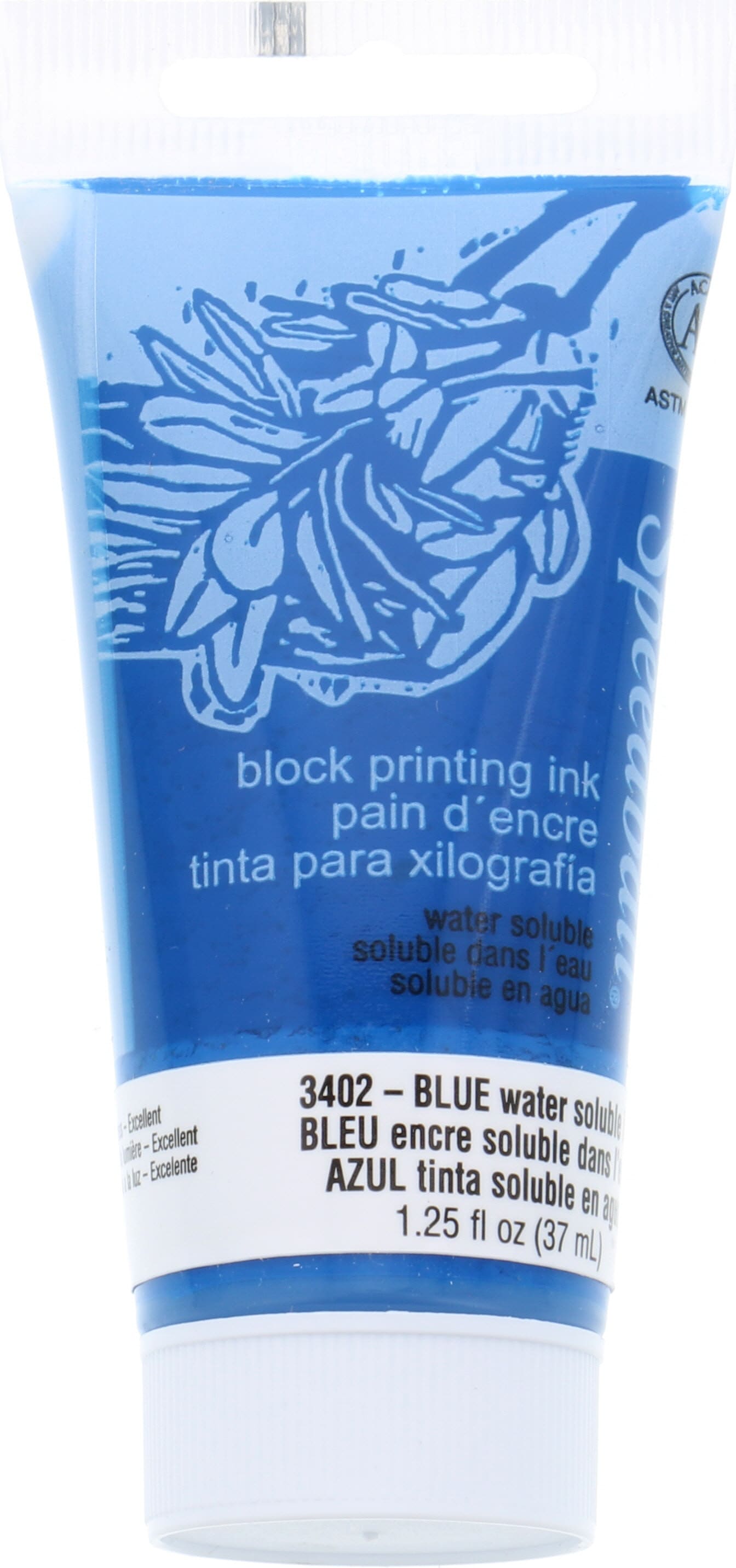 Block Ink Water Based 1.25 oz Blue