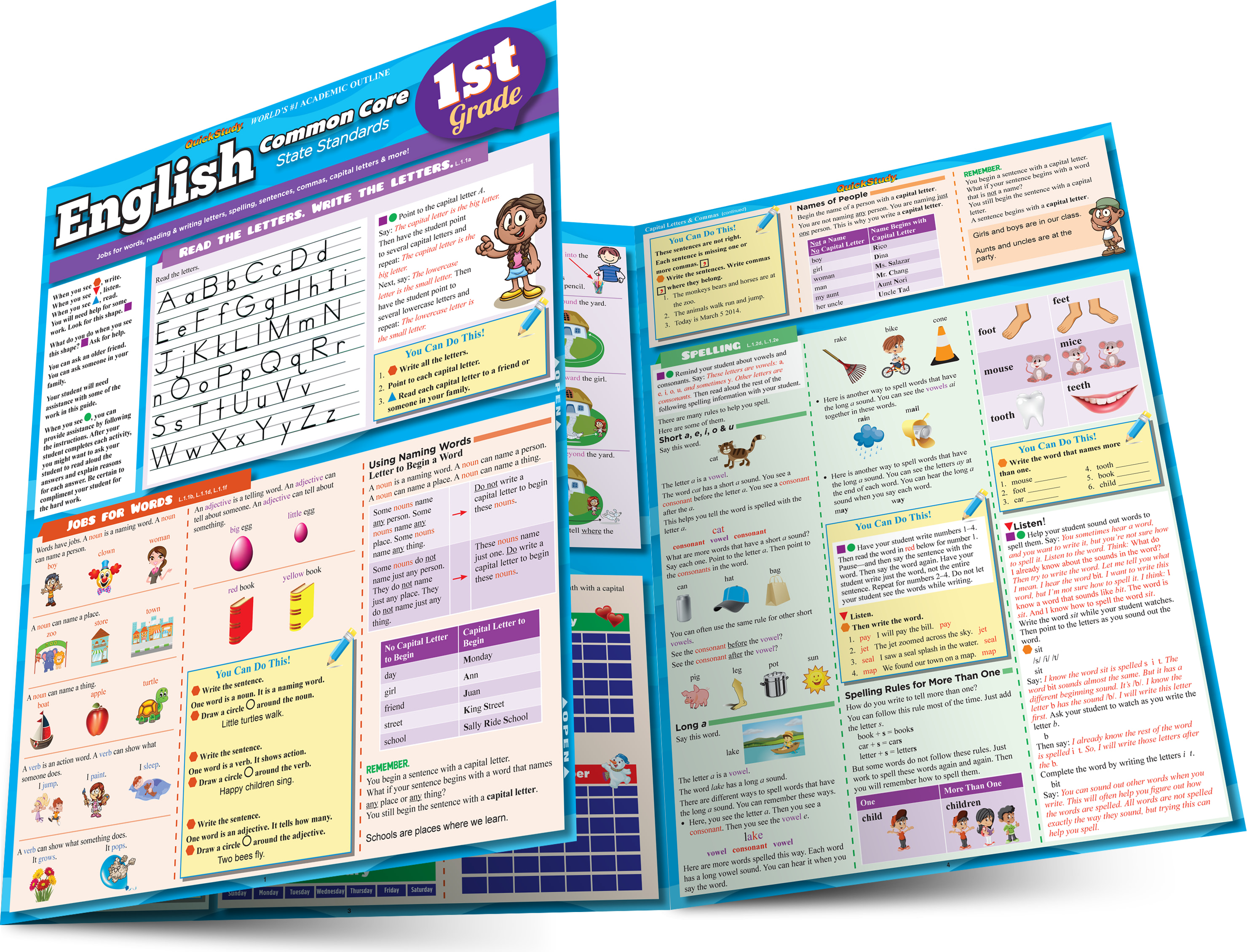 ENGLISH COMMON CORE 1ST GRADE