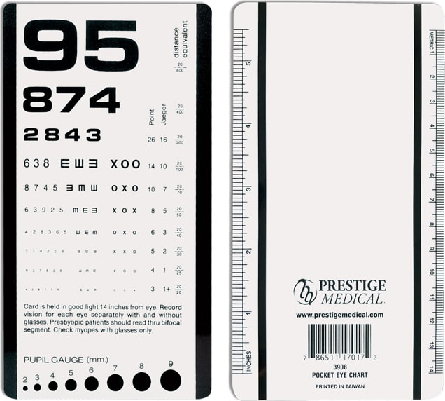 POCKET EYE CHART