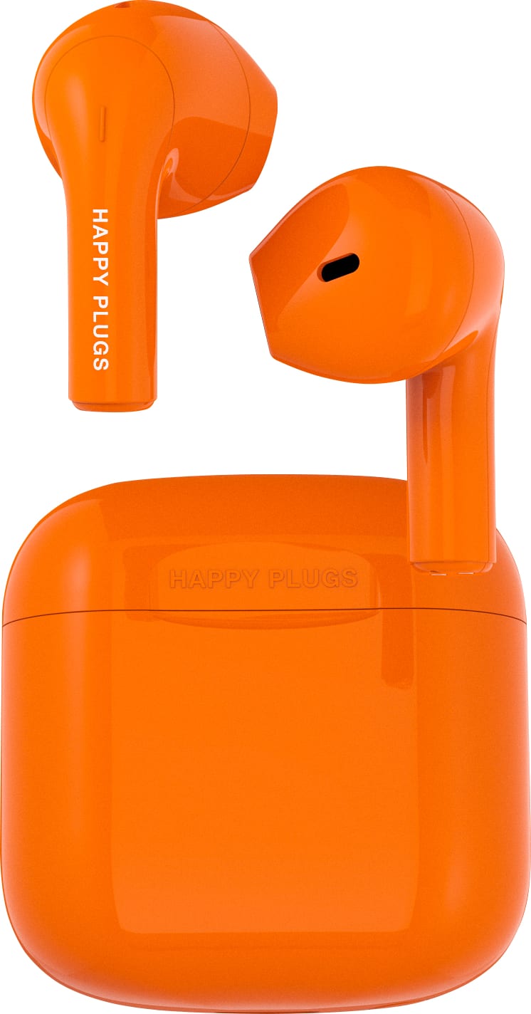 Happy Plugs Joy True Wireless Earbuds, Orange