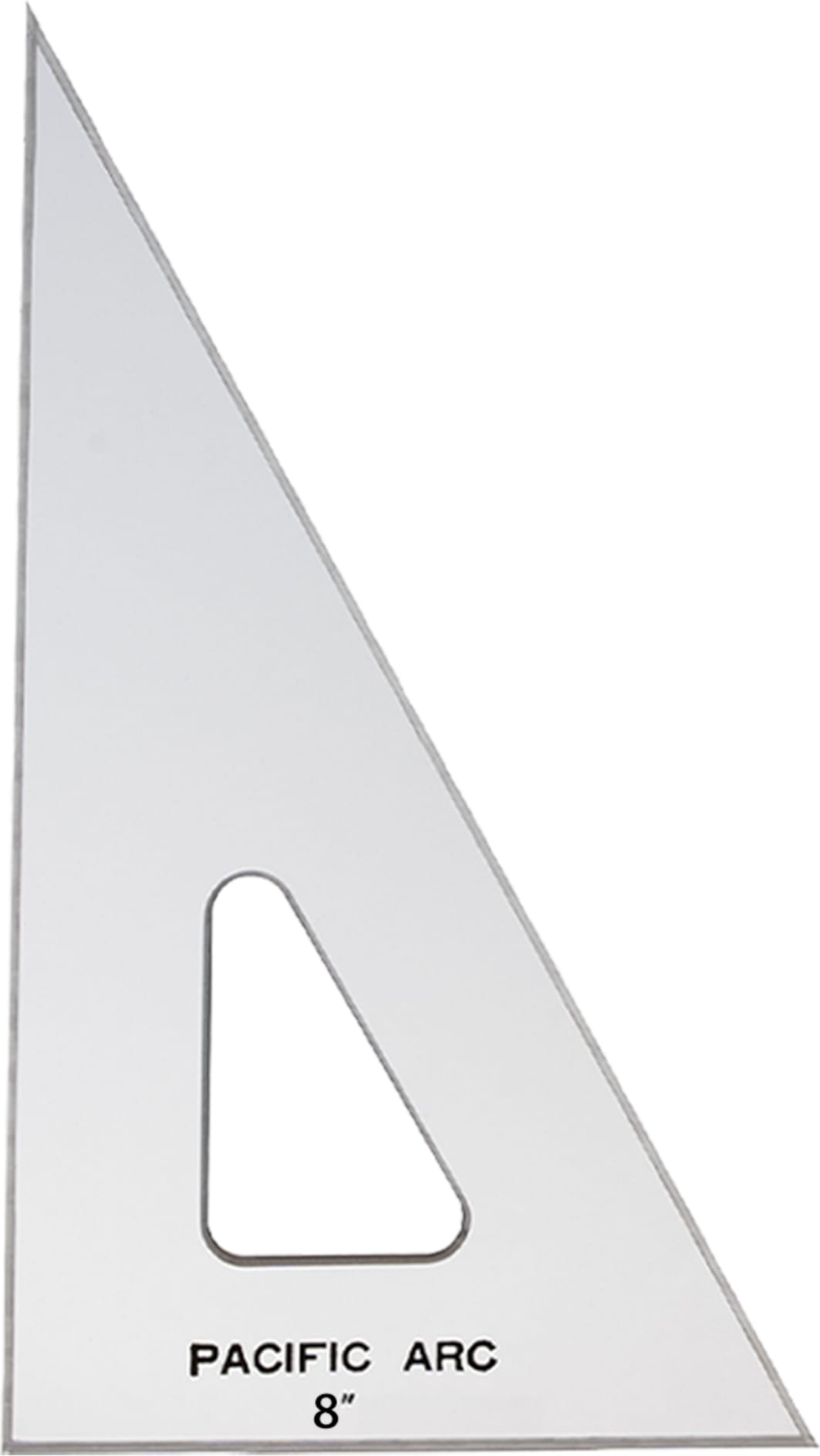 TRIANGLE ACRYLIC TOPAZ 30/60 8IN