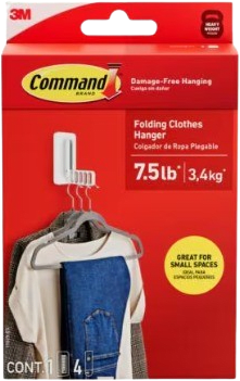 3M FOLDING CLOTHES HANGER