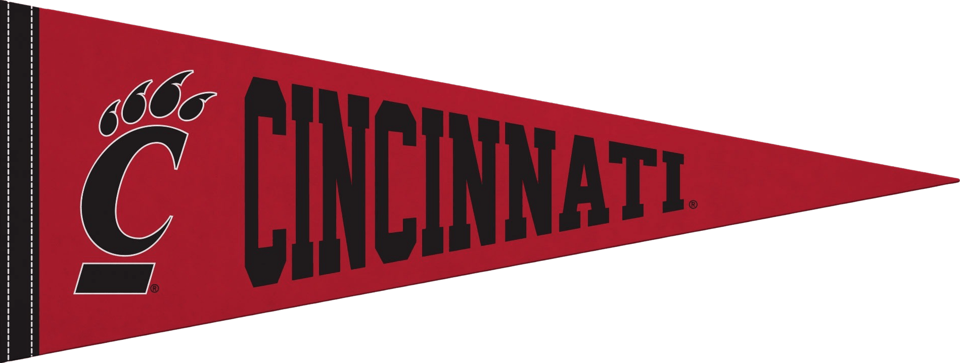 University of Cincinnati 9X24 Full Color Pennant