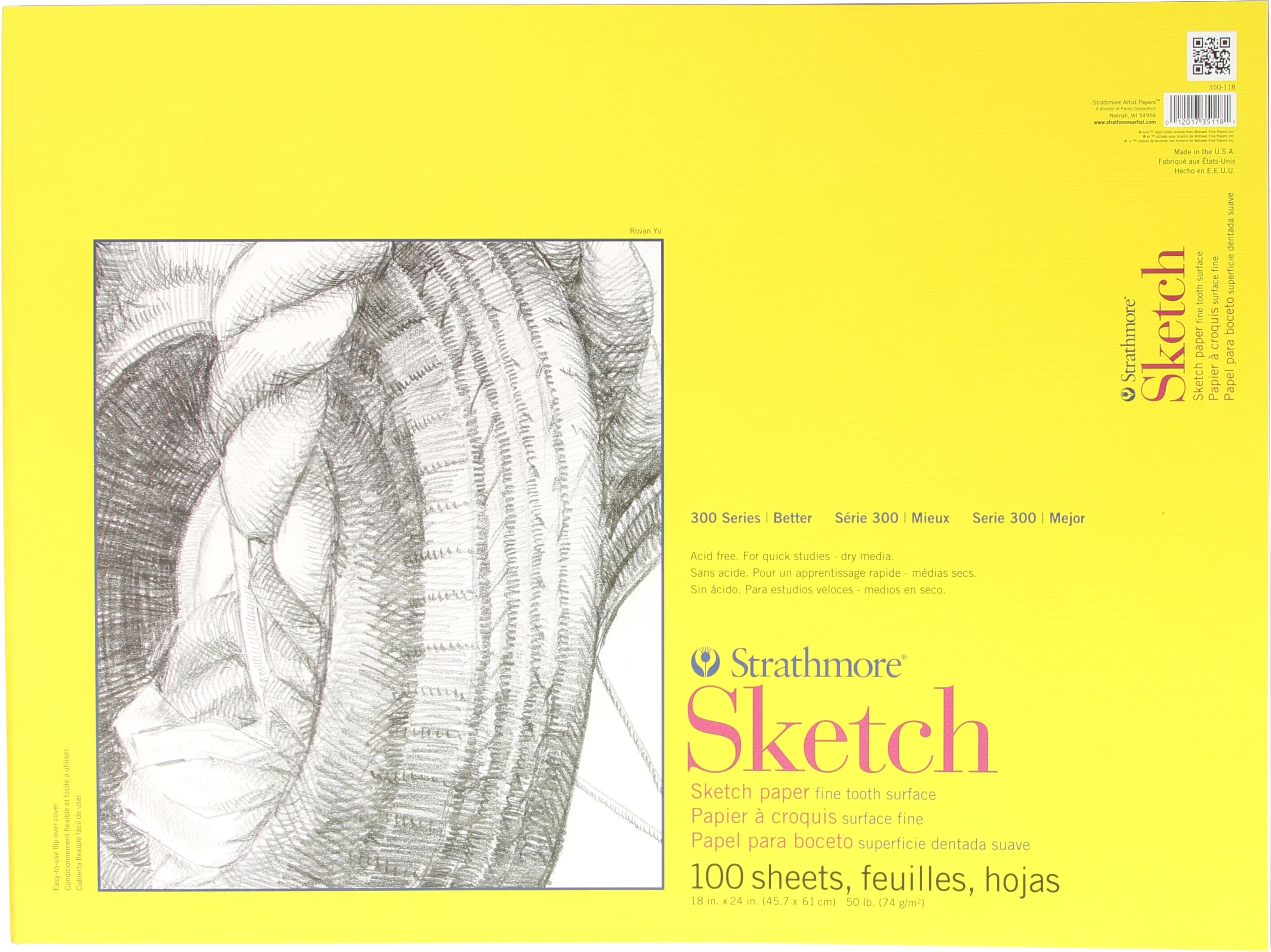 SKETCH 50# 18X24TB 100SH