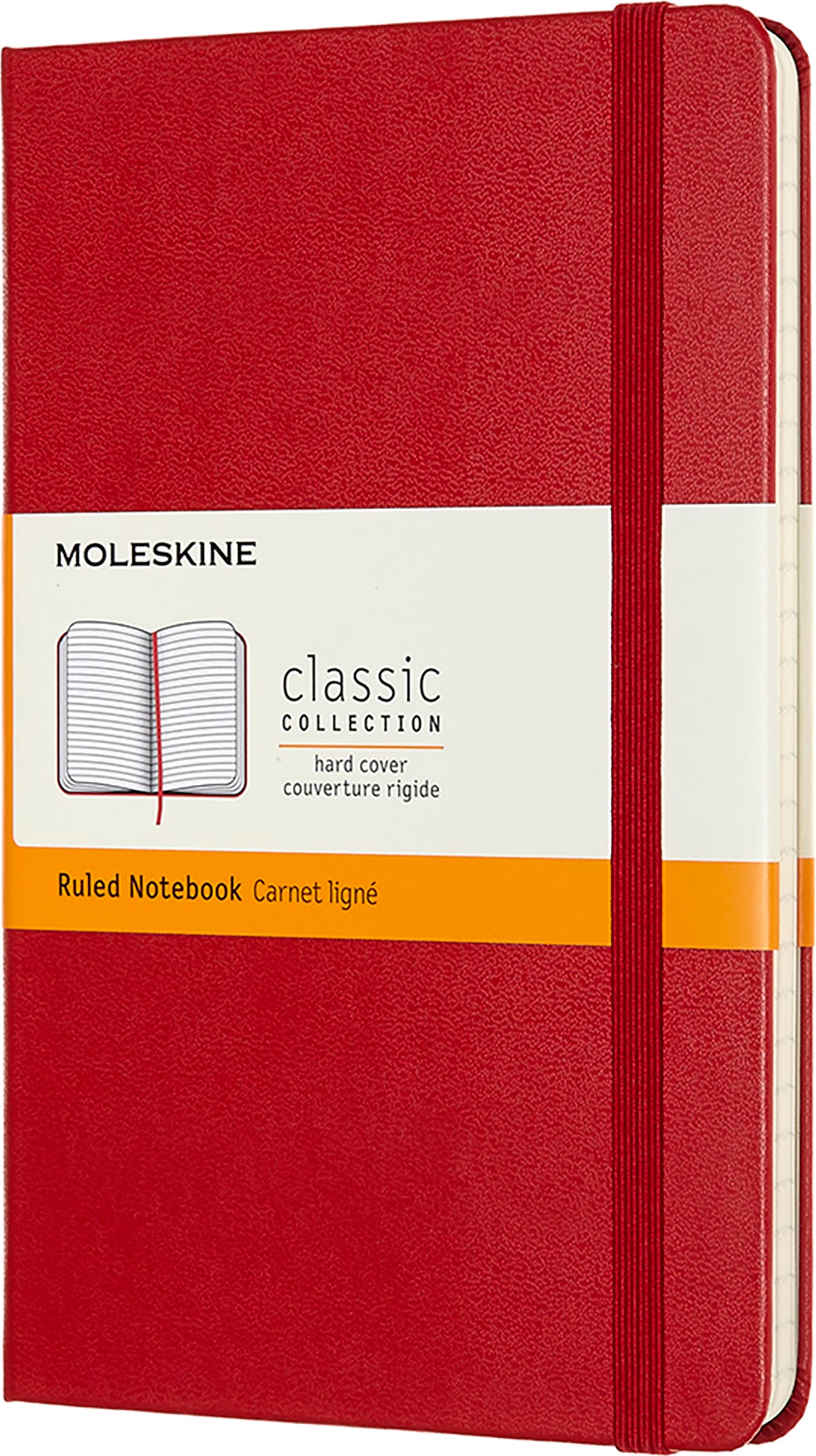 NOTEBK RED RULED POCKET JOURNA