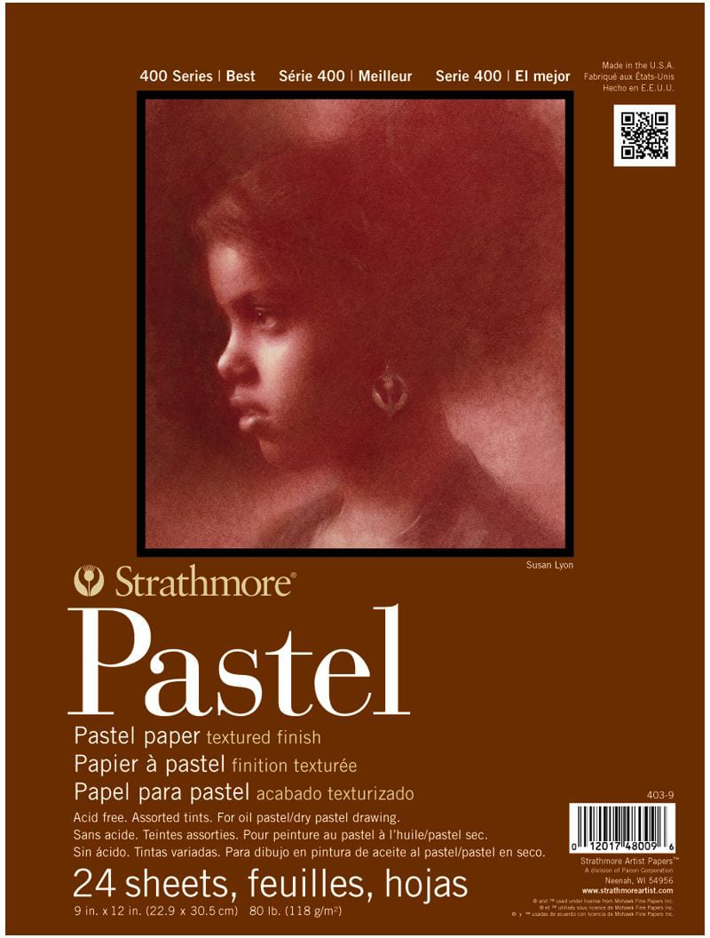 PASTEL PAPER PAD 400 11X14 24 SHEETS ASSORTED COLORS