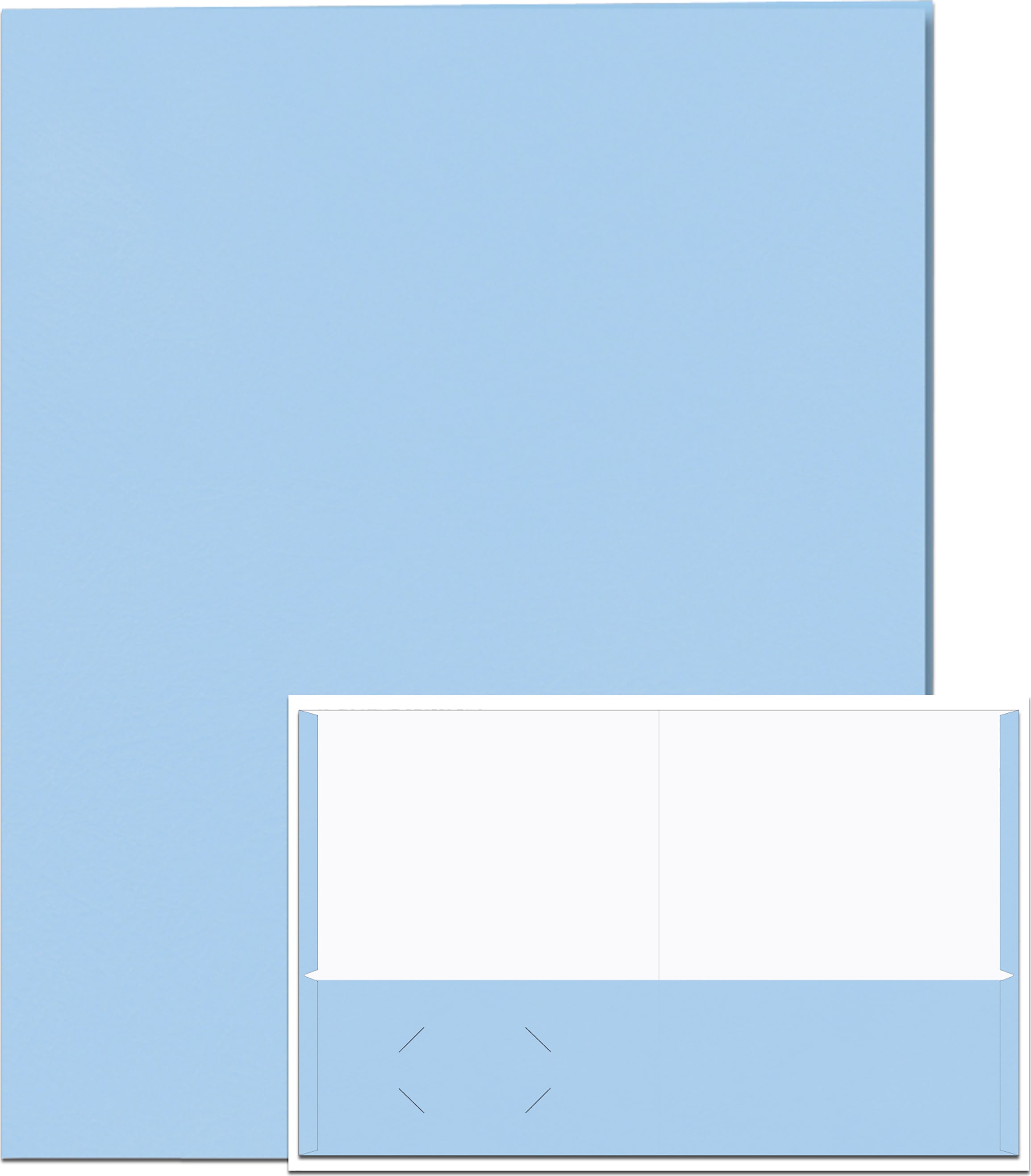 PORTFOL 2PKT LTHRETTE LT BLUE