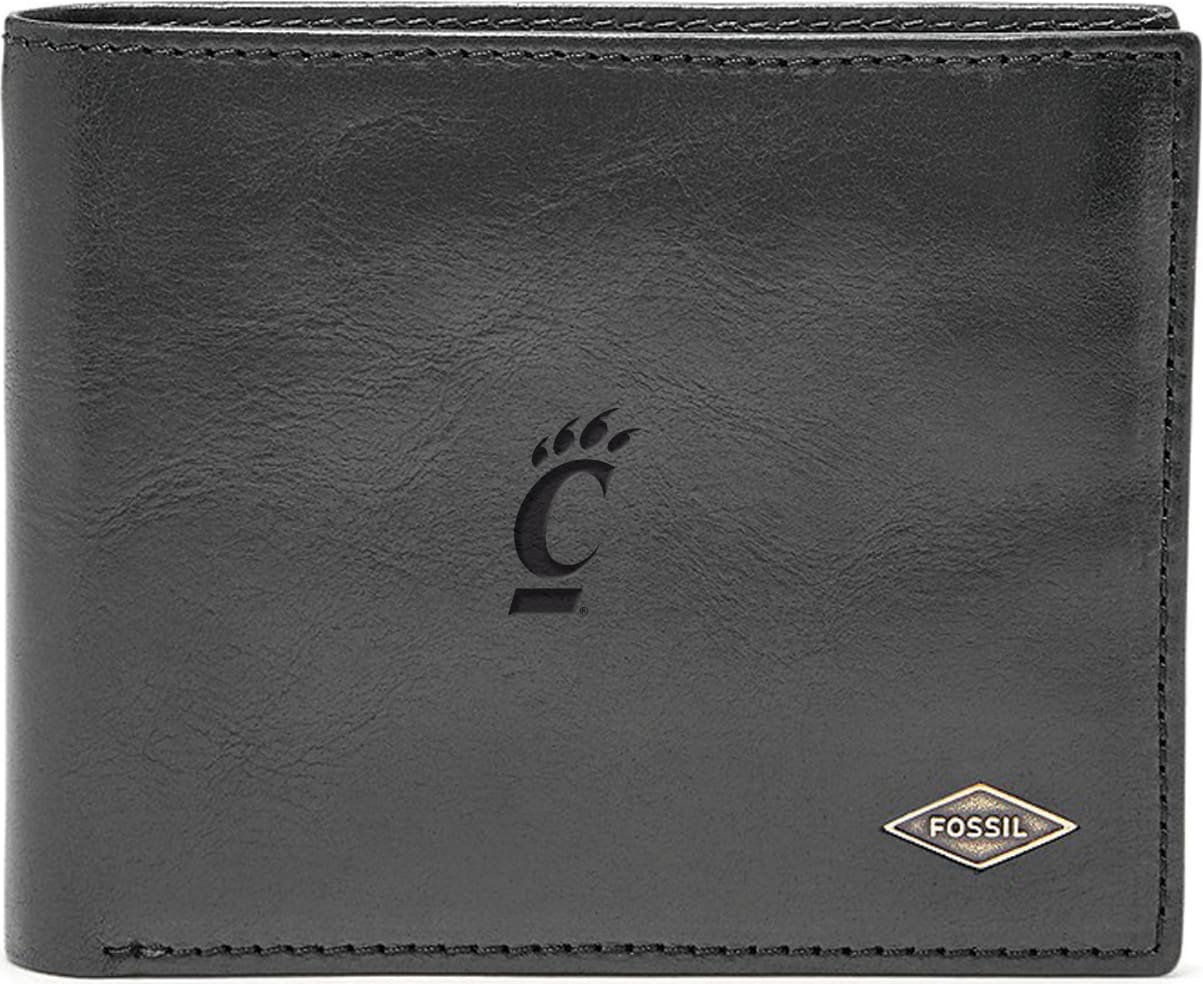 Fossil Leather Ryan RFID Flip ID Bifold - Black - ONLINE ONLY