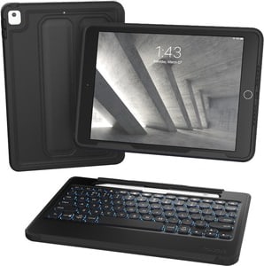 ZAGG - Rugged Book Keyboard Folio Case for iPad 10.2''/iPad Pro 10.5''/iPad Air 10.5'' - Black - ONLINE ONLY