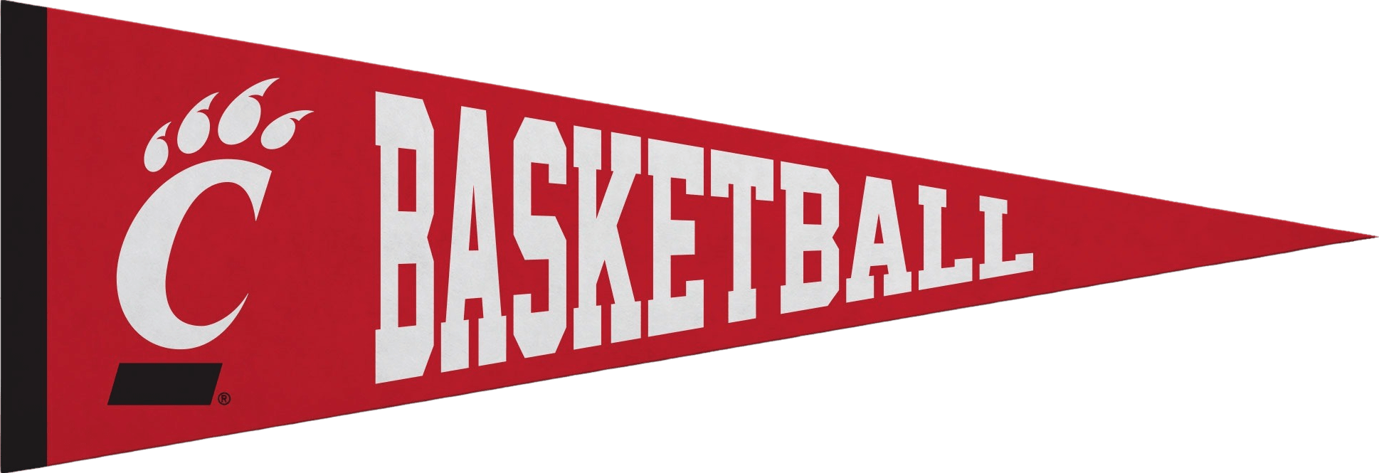 University of Cincinnati Bearcats Basketball 5x15 Pennant
