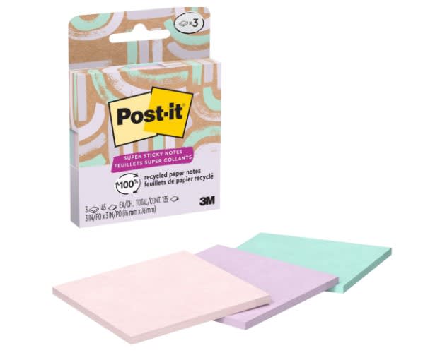 Post-it SS Recy 3x3 PASTEL