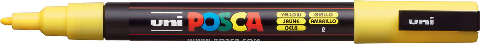 POSCA PAINT MARKER PC-3M FINE YELLOW