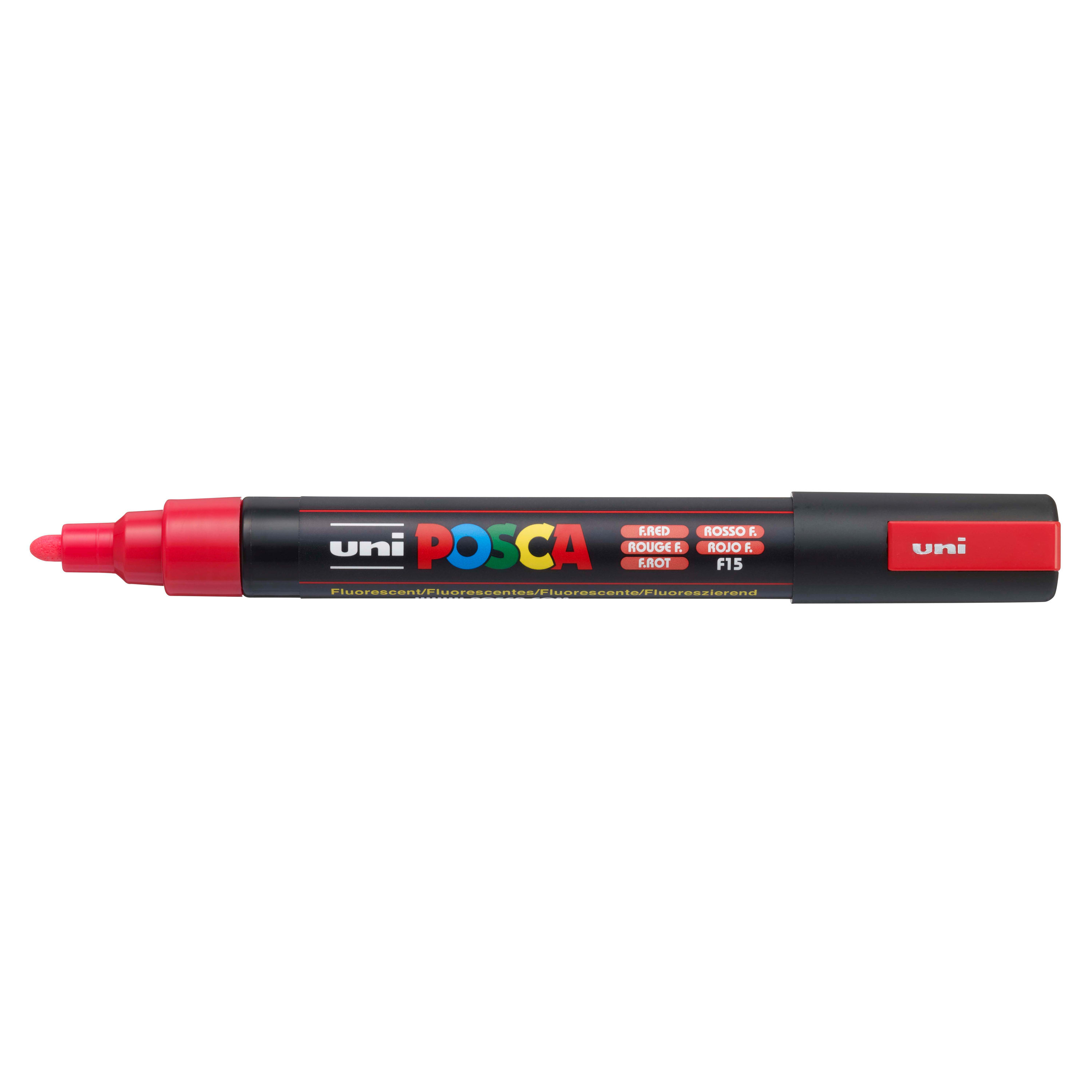 Posca Paint Marker PC-5M Medium Fluorescent Red